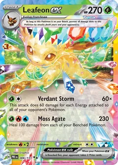 Leafeon Ex Prize Pack Series 7 6