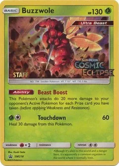 Buzzwole Staff Sm218