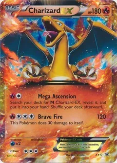 Charizard Ex Jumbo 17 Black Star Promo Xy17