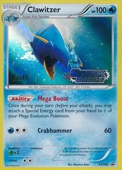 Clawitzer Prerelease Staff Xy146