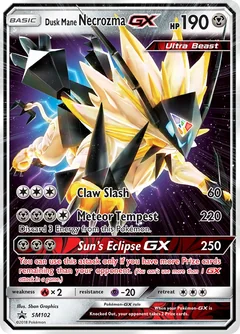 Dusk Mane Necrozma Gx Sm102
