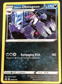 Galarian Obstagoon No Eevee Stamp Swsh193