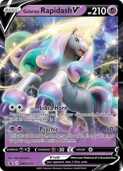 Galarian Rapidash V Jumbo Swsh111