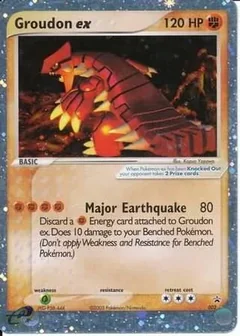 Groudon Ex Holo 2