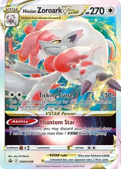 Hisuian Zoroark Vstar Swsh298