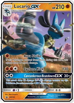 Lucario Gx Jumbo Sm100