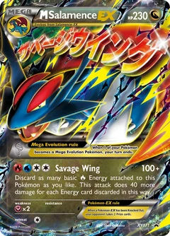 M Salamence Ex Jumbo Xy171