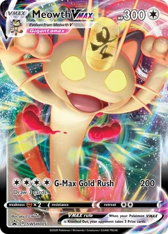 Meowth Vmax Jumbo Swsh005