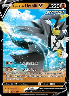 Rapid Strike Urshifu V Jumbo Swsh107