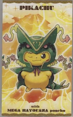 Rayquaza Poncho Wearing Pikachu