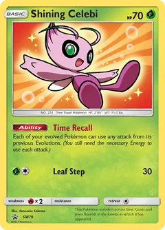 Shining Celebi Sm79