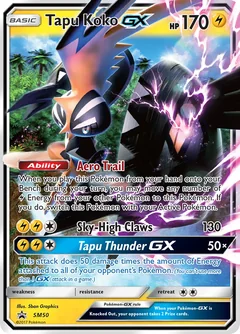 Shiny Tapu Koko Gx Sm50