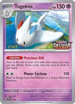 Togekiss Prerelease Staff 38