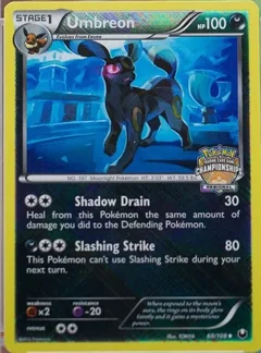 Umbreon Regional Champion 60