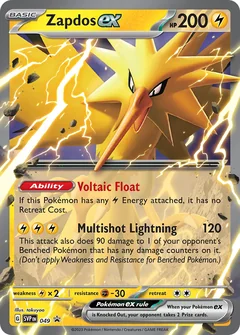Zapdos Ex 49