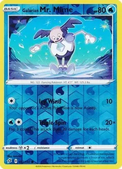 Galarian Mr Mime Reverse Holo 37