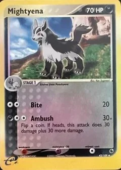 Mightyena Reverse Holo 42