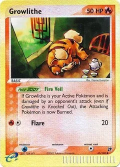 Growlithe Reverse Holo 65