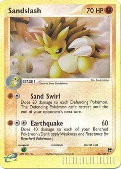 Sandslash Reverse Holo 21