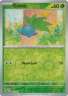 Oddish Reverse Holo 43
