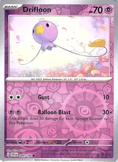 Drifloon Reverse Holo 89