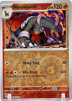 Houndoom Reverse Holo 34