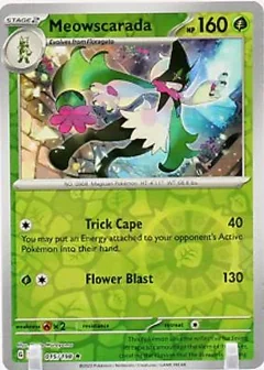 Meowscarada Reverse Holo 15