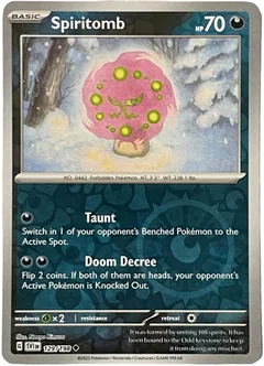 Spiritomb Reverse Holo 129
