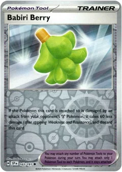 Babiri Berry Reverse Holo 163