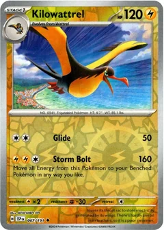 Kilowattrel Reverse Holo 67