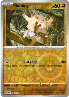 Mankey Reverse Holo 98