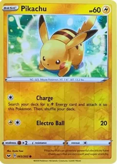 Pikachu Reverse Holo 65