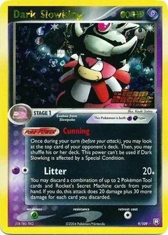 Dark Slowking Reverse Holo 9