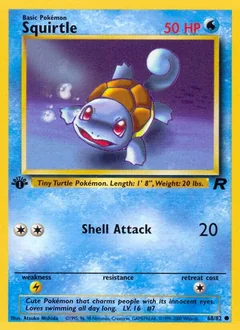Squirtle 1St Edition 68