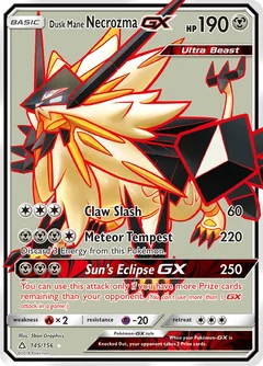 Dusk Mane Necrozma Gx 145