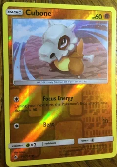 Cubone Reverse Holo 90