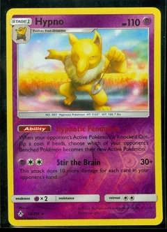 Hypno Reverse Holo 72