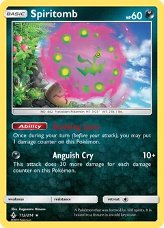 Spiritomb Holo 112
