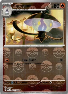 Lampent Poke Ball 17