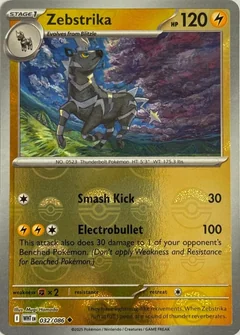 Zebstrika Poke Ball 32