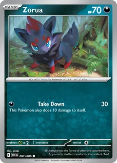 Zorua Reverse 61