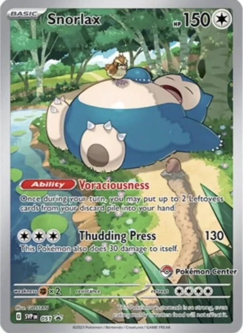 Snorlax Pokemon Center