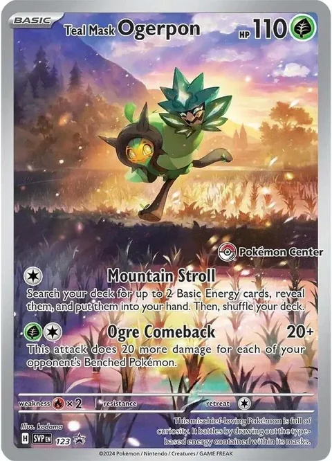 Teal Mask Ogerpon Pokemon Center