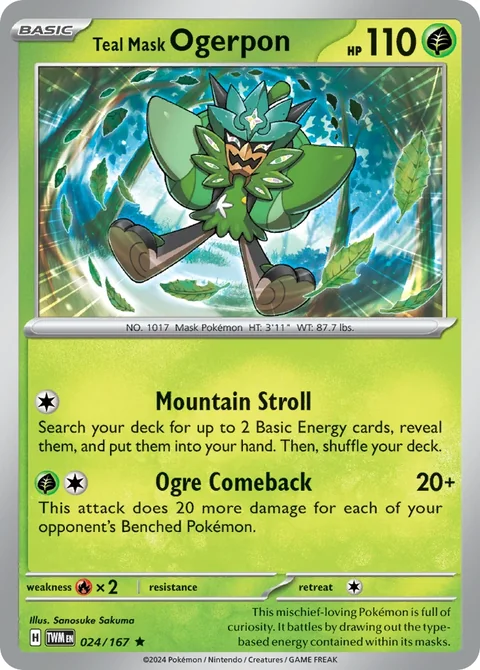 Teal Mask Ogerpon Gamestop