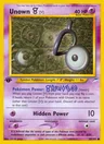 Unown [V] (1st Edition)