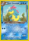 Dark Croconaw 1St Edition 32