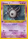 Unown W 29