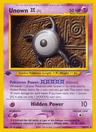 Unown X 1St Edition 30